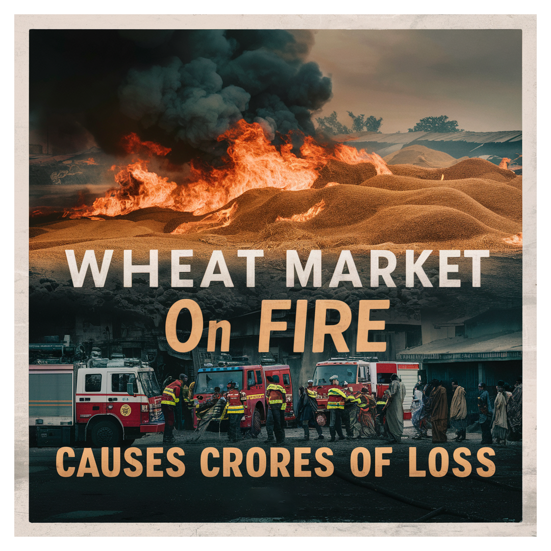 MMNews: अनाज मंडी में आग लगने से करोड़ों का नुकसान, कारण अज्ञात