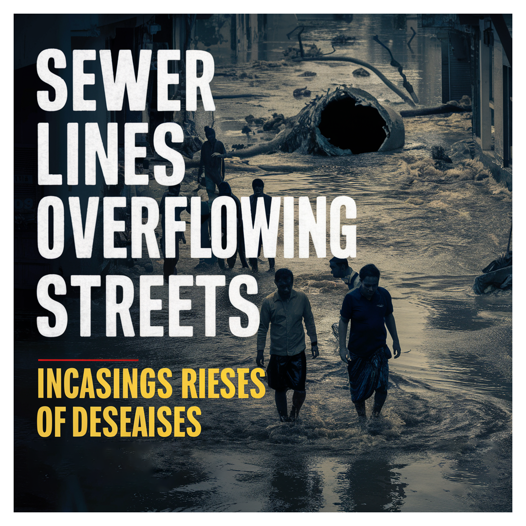 MM News: सीवर लाइन टूटने से सड़कों पर गंदा पानी, बीमारियों का खतरा बढ़ा
